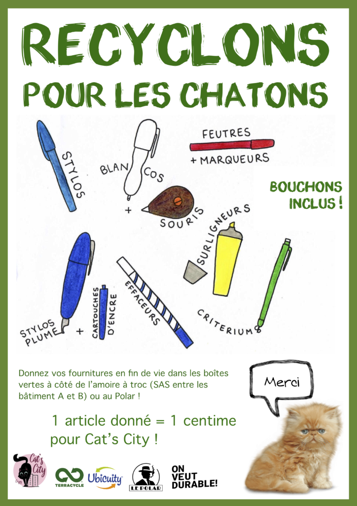 Recyclons pour les chatons